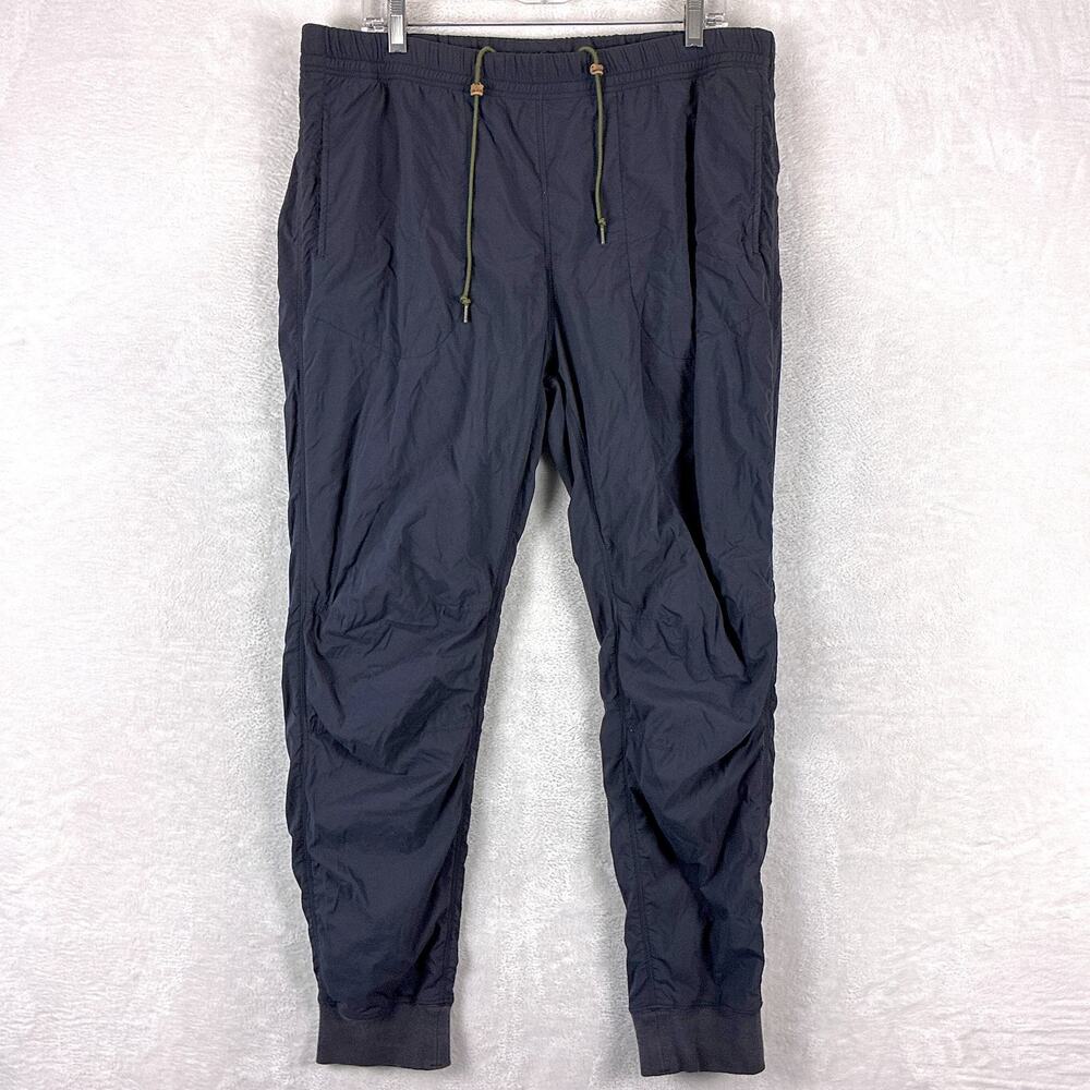 Relwen Pants Mens L Charcoal Air Stretch Windpant Nylon Lined Joggers Huckberry